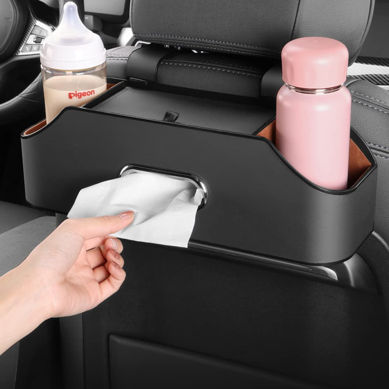 CARODI organiseur de voiture multifonctionnel pour bouteilles, lingettes, accessoires