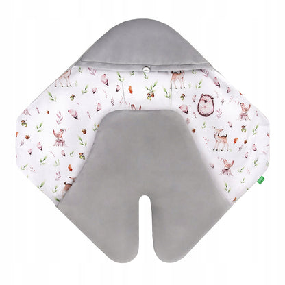 LULANDO doppelseitige Babyschale-Decke 90x80 cm