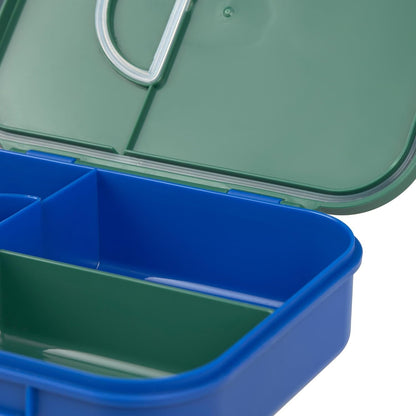 LÄSSIG Bento boîte à goûter compartimentée 17 × 21 cm Arc-en-ciel