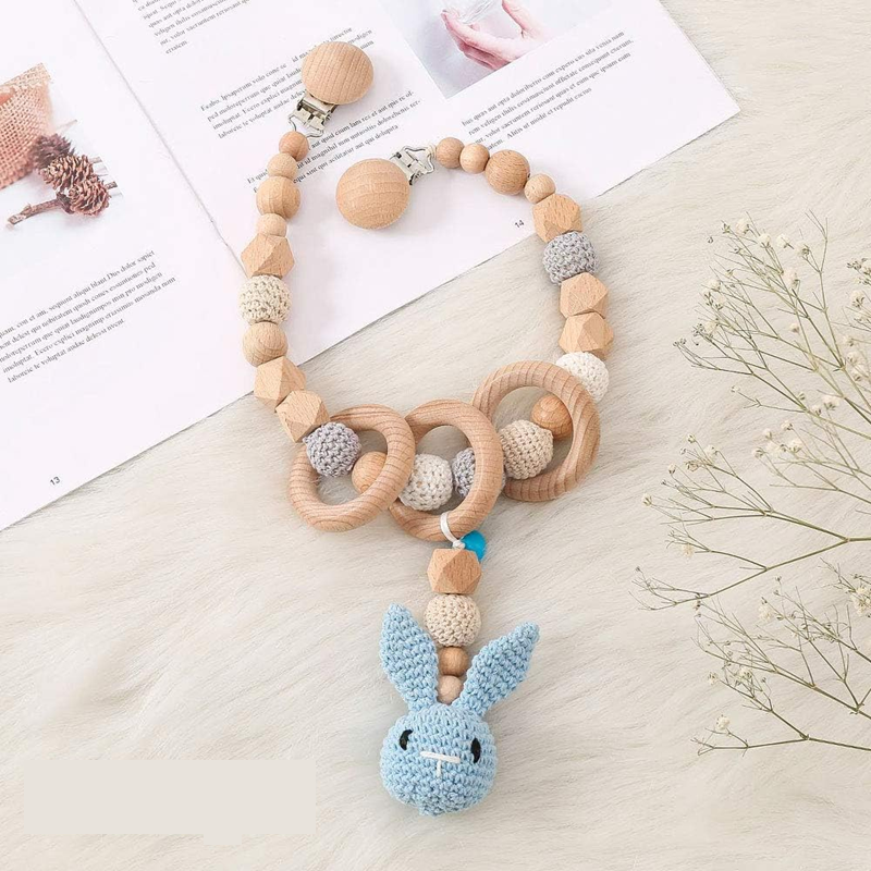 RUBY clips en bois pour chaîne de sucette 10 pièces