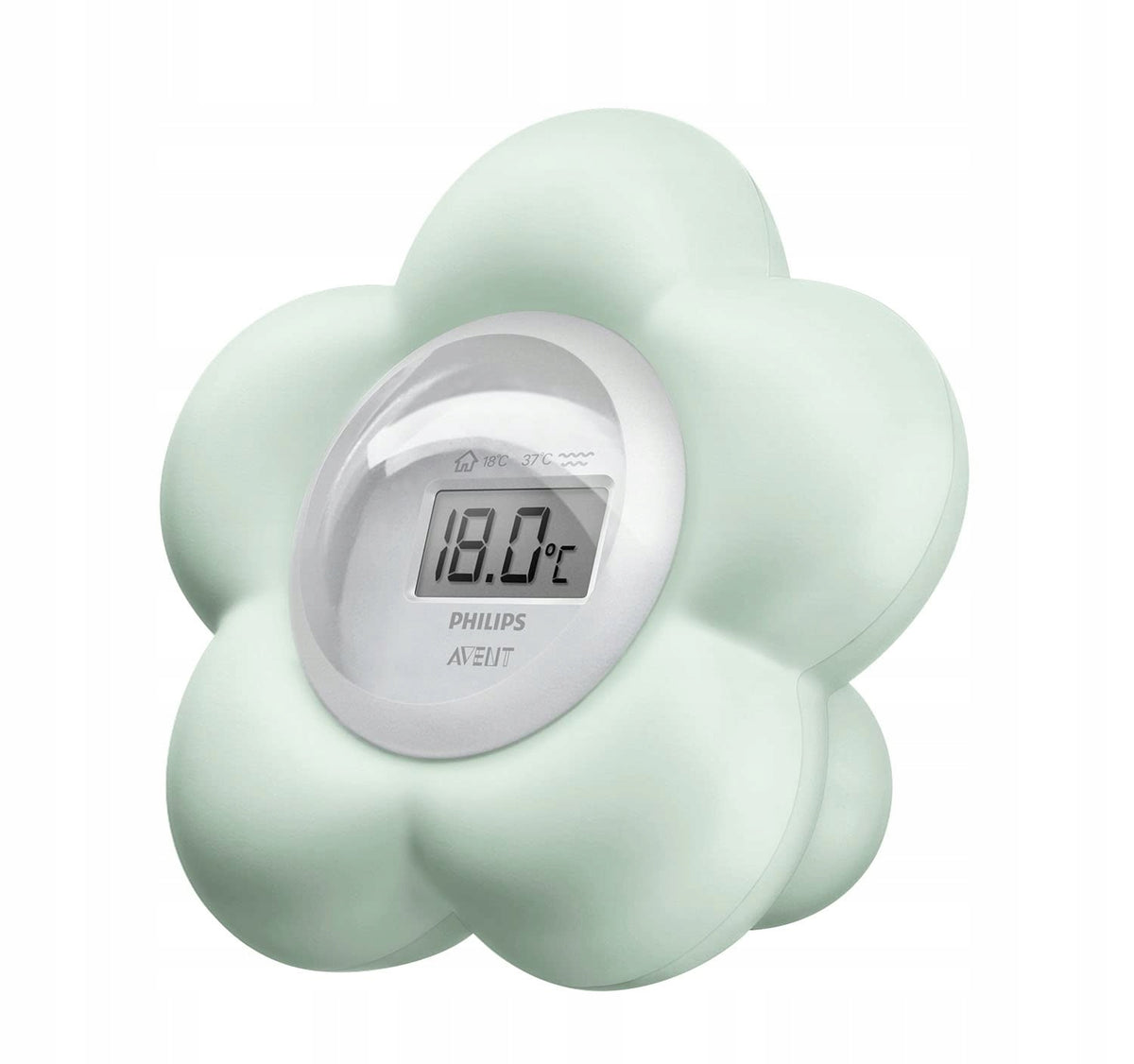 PHILIPS AVENT SCH480 termometr 2w1 woda otoczenie, miętowy cyfrowy termometr do wody i pomieszczeń