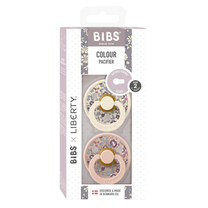 BIBS Eloise Blush Mix tétines rondes x2 6 18m