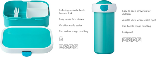 Set MEPAL cutie de prânz și sticlă pentru apă 0,3l