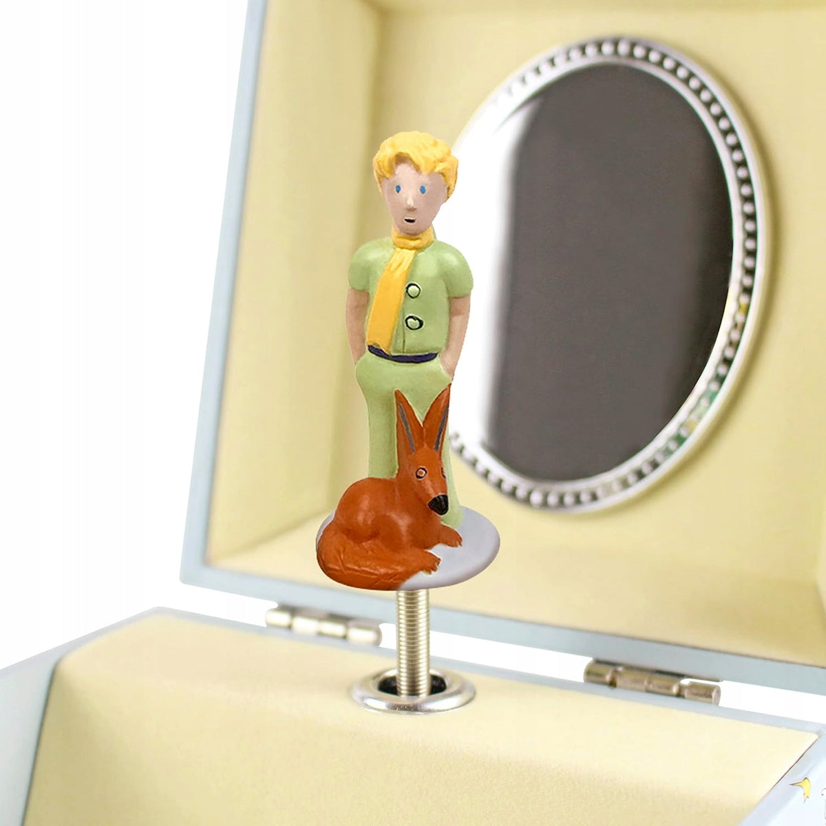 TROUSSELIER boîte à musique à remontoir lumineuse dans le noir PETIT PRINCE