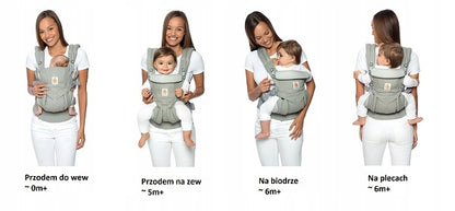 ERGOBABY OMNI 360 COOL AIR MESH nosidełko ergonomiczne 3,2-20,4kg