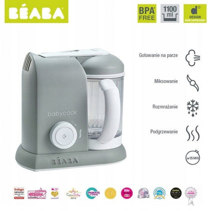 BEABA Babycook ROBOT KUCHENNY 4w1 parowar, mikser