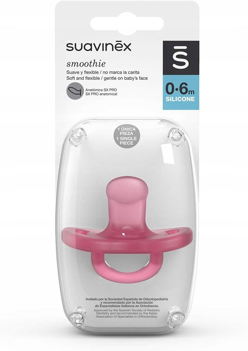 SUAVINEX smoczek uspokajający SMOOTHIE silikon 0-6 msc