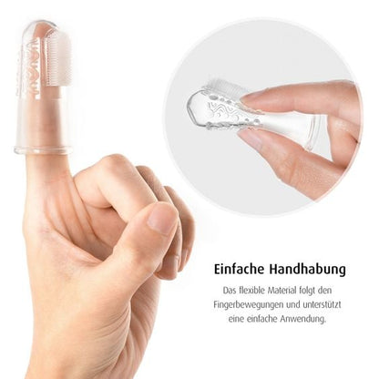 Reer brosse à dents en silicone à doigt pour l’hygiène buccale