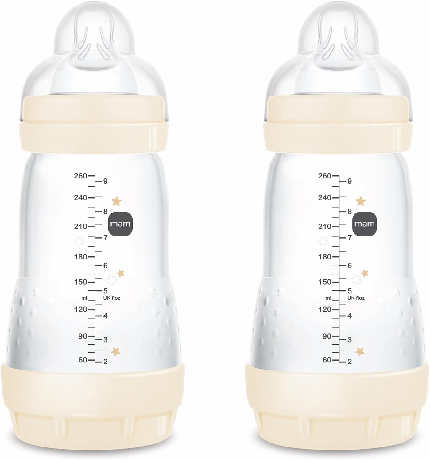 MAM Easy Start anti-colic bottle 260ml 2m+ x2