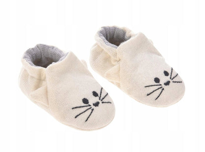 LASSIG Litle Chums Cat BUTY DLA NIEMOWLĄT z bawełny organicznej + worek