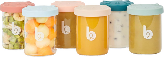 BABYMOOV ISY BOWLS γυάλινα δοχεία 6x250ml