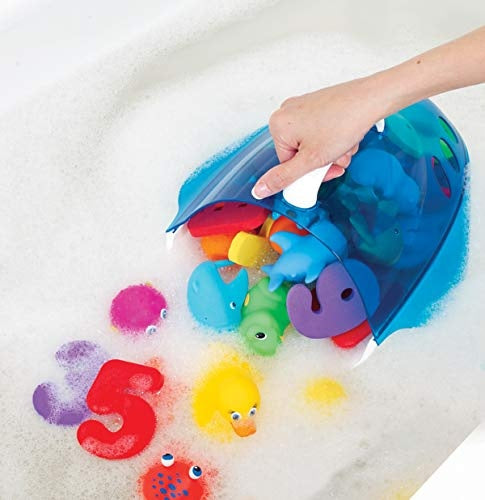 Panier à jouets de bain Munchkin Bath Toy Scoop bleu