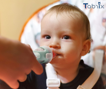 TABRIX anneau de dentition distributeur de fruits pour bébés 3 m+ 2 pièces 6 embouts