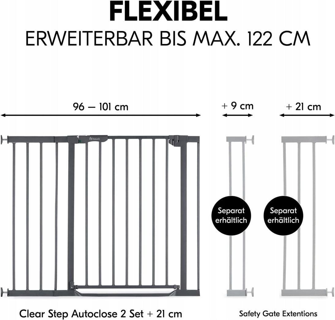 HAUCK Clear Step barrière d’escalier installation sans perçage 96-101