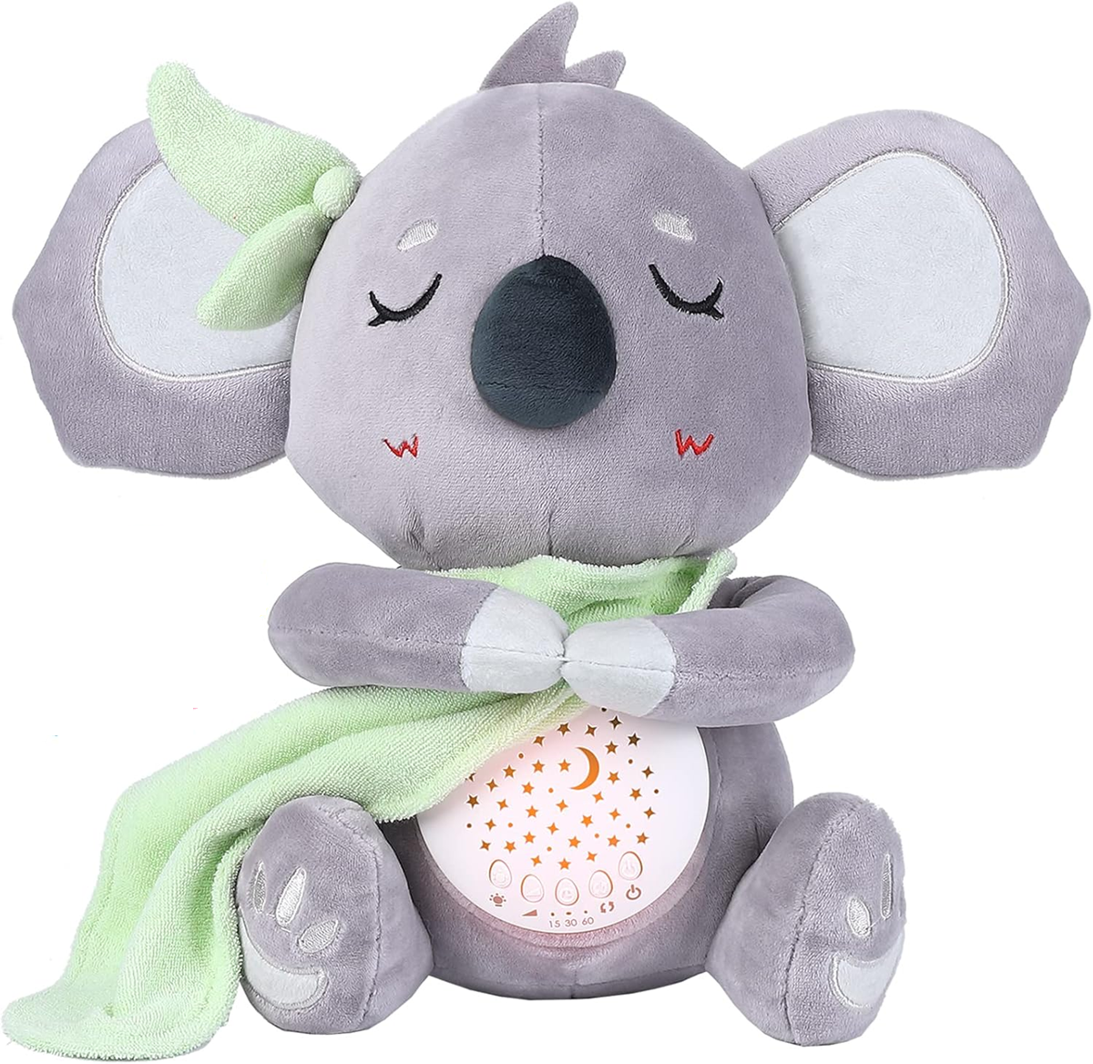 RONIPIC peluche avec projecteur d'étoiles et 14 sons KOALA 25 cm