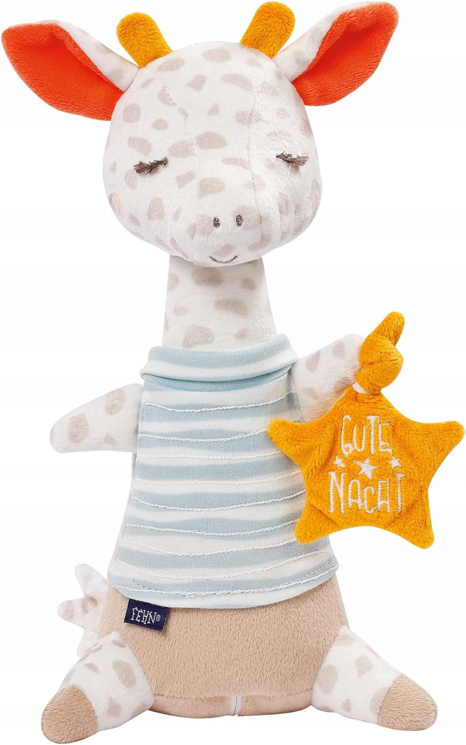 FEHN lampka nocna przytulanka żyrafa 27cm GUTE NACHT