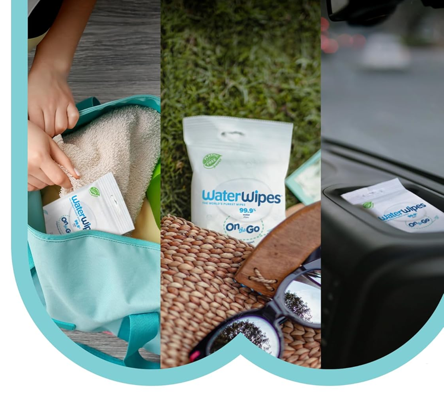 WaterWipes Feuchttücher für Körper und Gesicht x 60