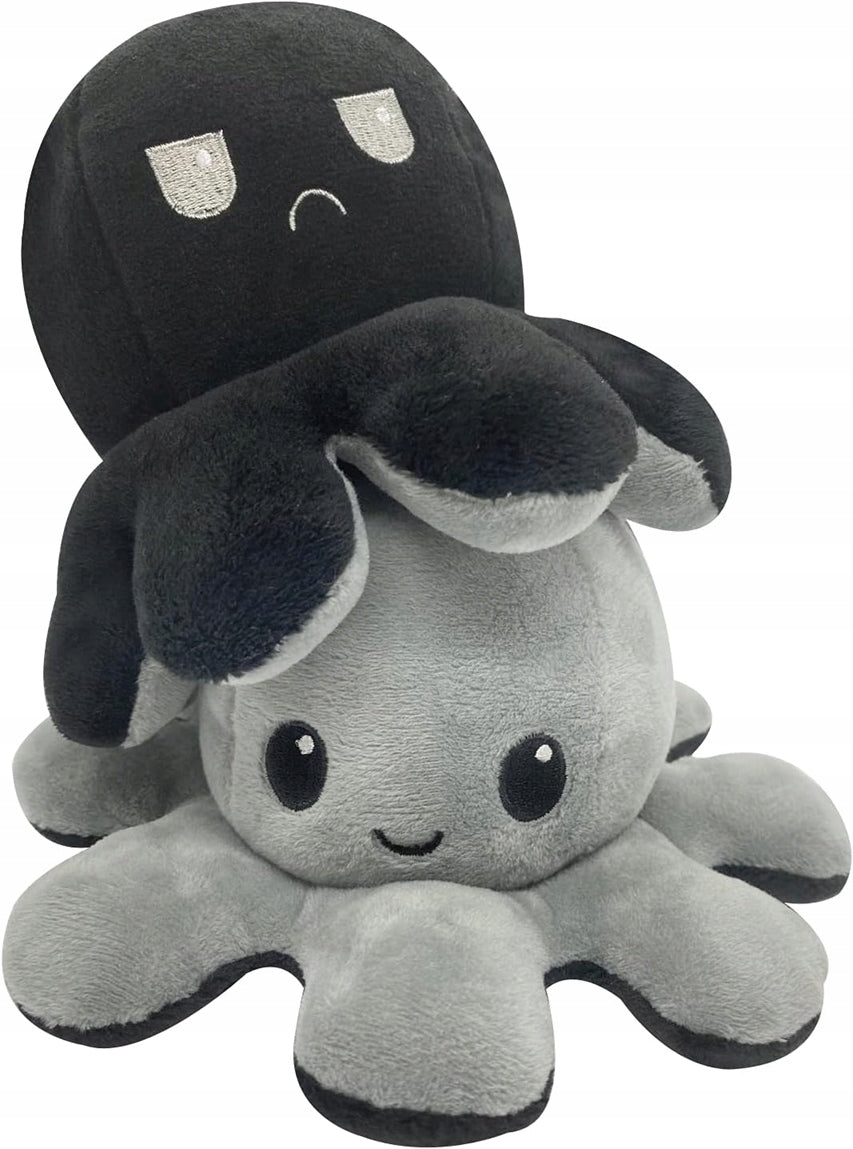 TeeTurtle dwustronna odwracalna przytulanka OŚMIORNICA 8 x 18 cm "O