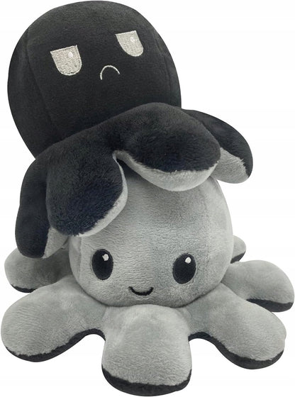 TeeTurtle dwustronna odwracalna przytulanka OŚMIORNICA 8 x 18 cm "O