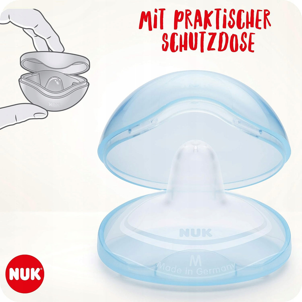 Coussinets d’allaitement NUK protège-mamelons 20mm taille M x2