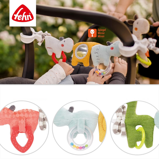 FEHN łańcuch zawieszka do wózka, łóżeczka, fotelika LOOPY & LOTTA 55 cm – zdjęcie produktu 2