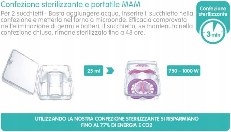 MAM COMFORT πιπίλα x2 2-12 μηνών – φωτογραφία προϊόντος 3
