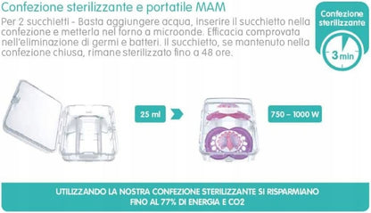 MAM COMFORT πιπίλα x2 2-12 μηνών – φωτογραφία προϊόντος 3