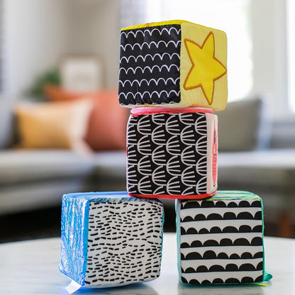 BABY EINSTEIN Explore & Discover Blocs éducatifs doux 4 pièces