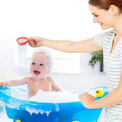 MOZOOSON jouet de bain fleur 21,5 cm + arrosoir et entonnoirs