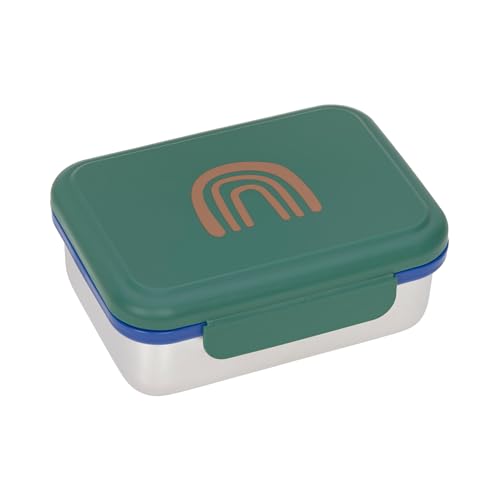 LÄSSIG Little Gang Rainbow Green boîte à repas en acier inoxydable