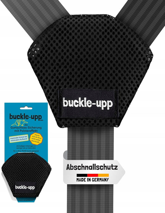BUCKLE-UPP zabezpieczenie przed odpięciem pasów w foteliku samochodowym