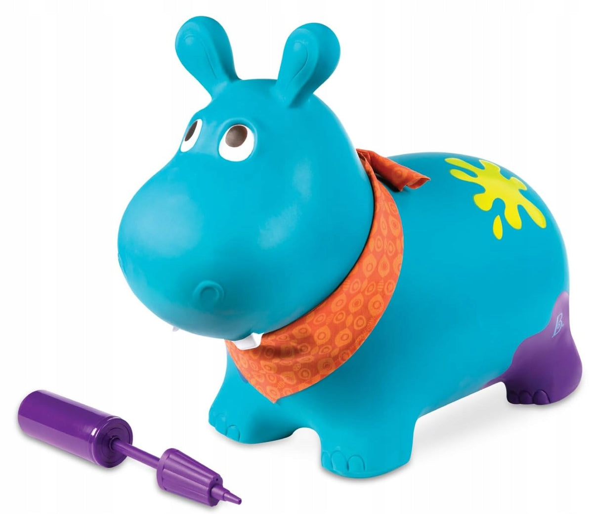 B.TOYS GUMMI-HIPPOPOTAMUS HÜPFTIER 61 cm + Pumpe