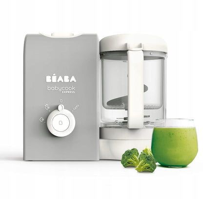 BEABA Babycook Express 4 en 1 vapeur, mixeur, décongélateur, chauffe-biberon