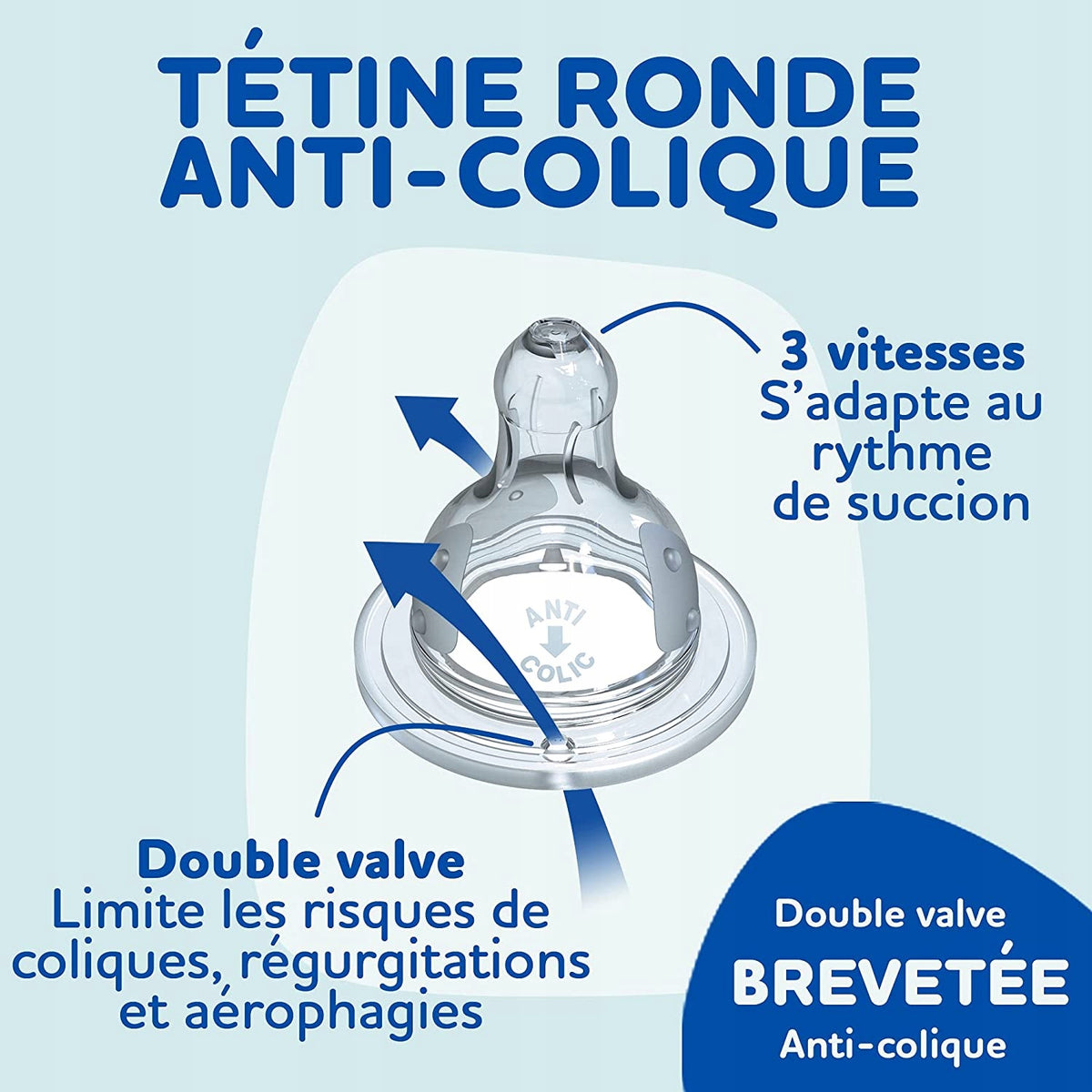 DODIE butelka antykolkowa 330 ml 6m+ – zdjęcie produktu 3
