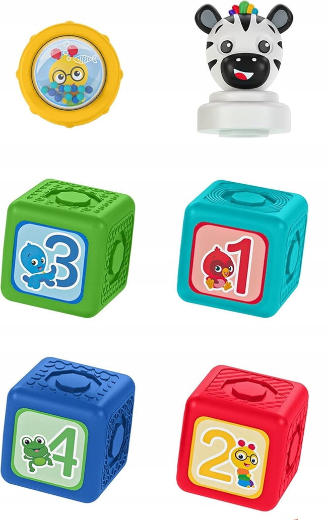 BABY EINSTEIN Connectables Add & Stack blocs magnétiques 6 pièces