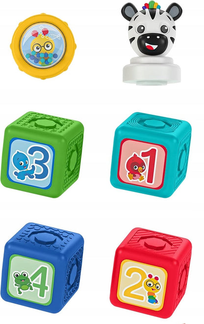 BABY EINSTEIN Connectables Add & Stack blocs magnétiques 6 pièces