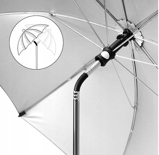 RIOGOO parasol de protection pour poussette diamètre 73cm UV 50+ imperméable