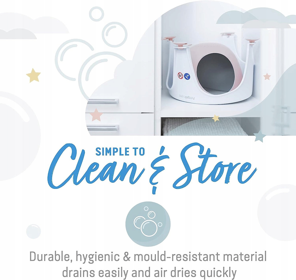 ANGELCARE insert de bain jusqu'à 9 mois