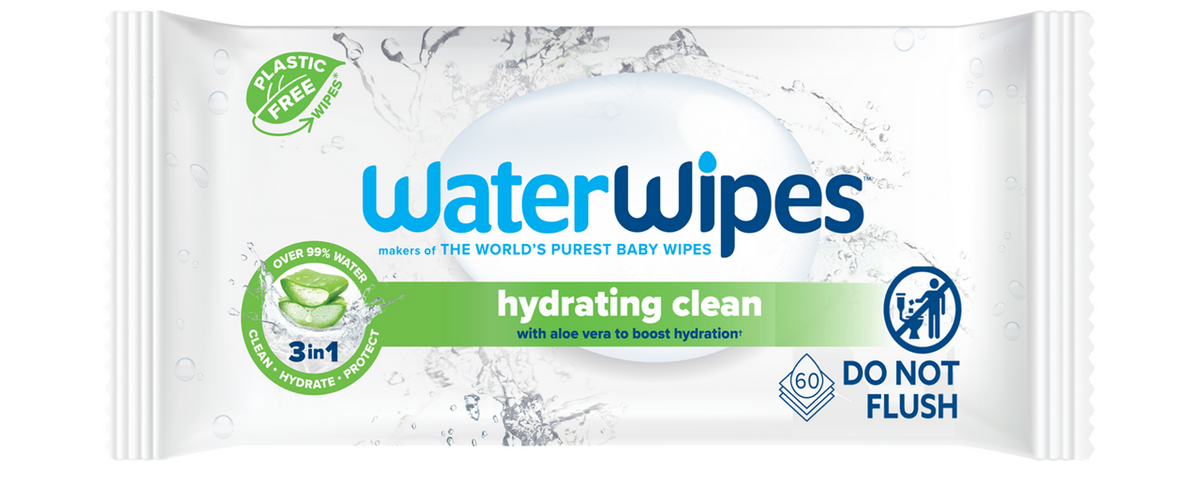 WaterWipes Feuchttücher für Körper und Gesicht x 60
