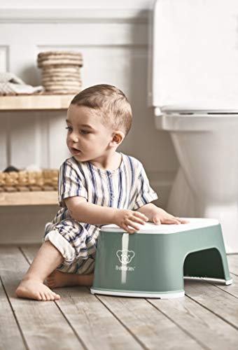 BabyBjörn Step Stool non-slip step stool for children green and white