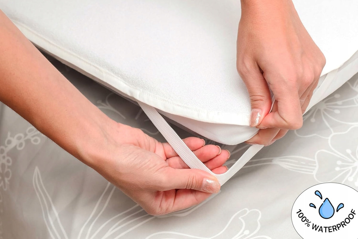 LOVELY HIPPO drap-housse pour lit bébé x2 55x90 + protège-matelas
