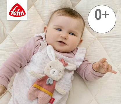 FEHN Nature attrapeur bruissant en coton biologique LAPIN 19 cm
