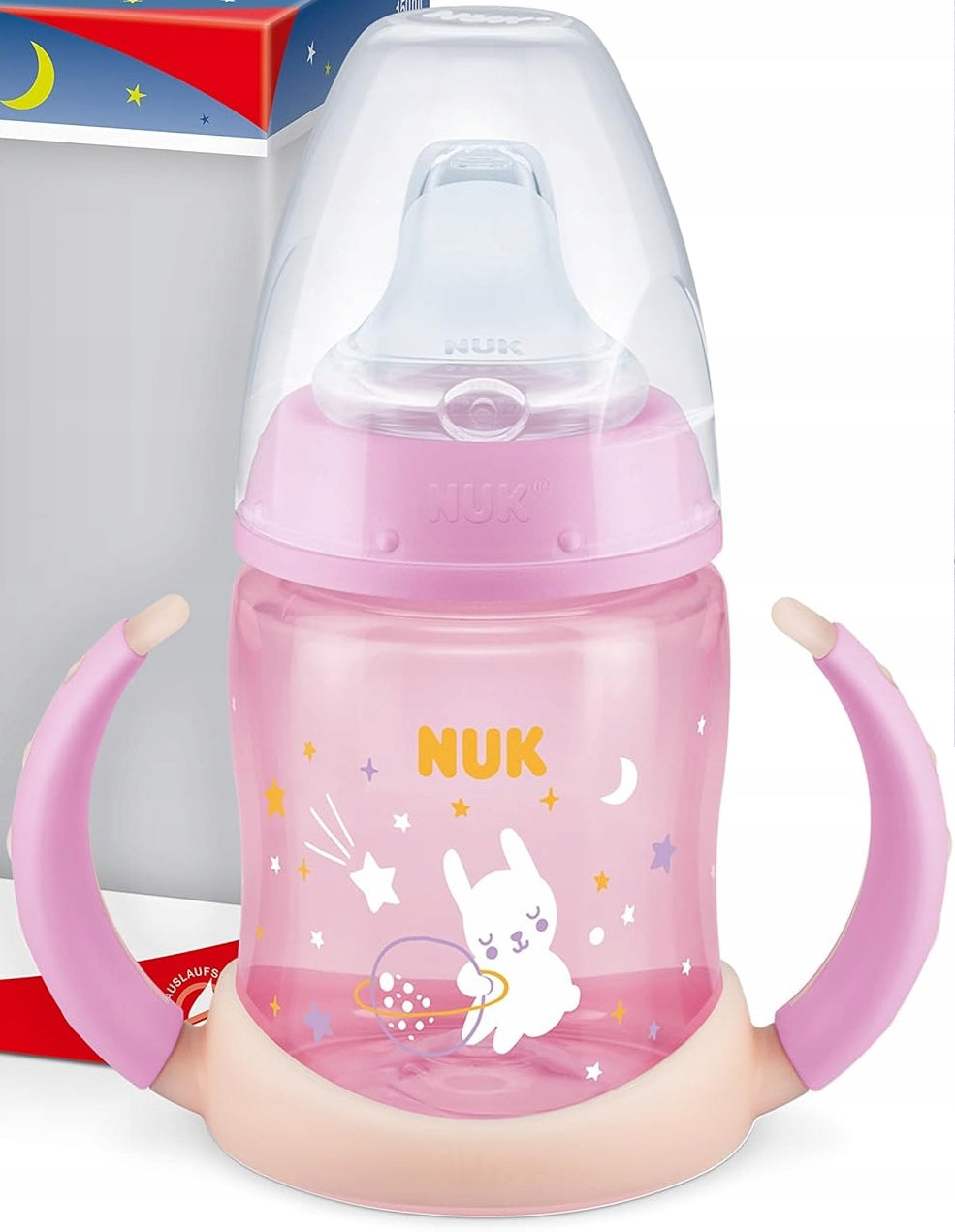 NUK Learner CupLearner cupAge 6 m+colour pinkcapacity 150 mlmaterials polypropylene, siliconeBPA-freeNew
