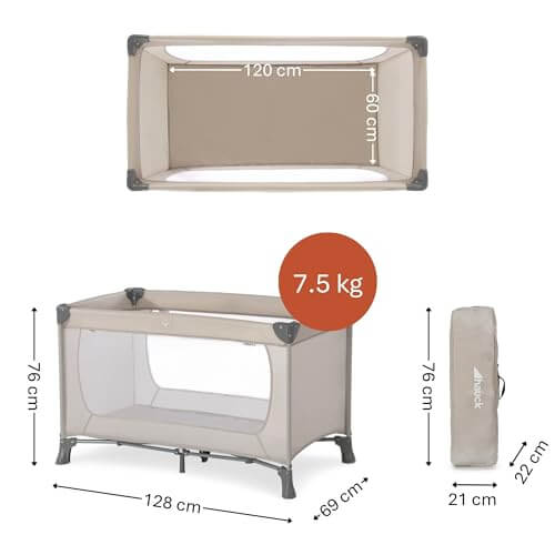 Hauck Dream N Play travel cot beige