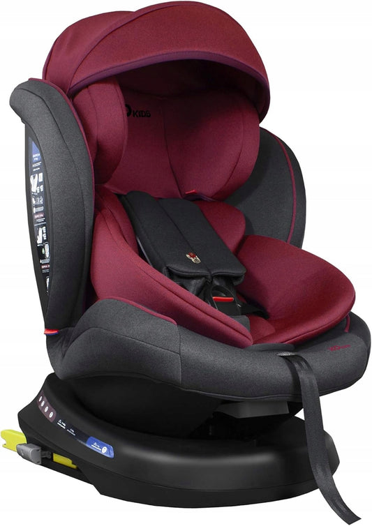 XOMAX S64 fotelik samochodowy obrót 360 gr 0/1/2/3 ISOFIX