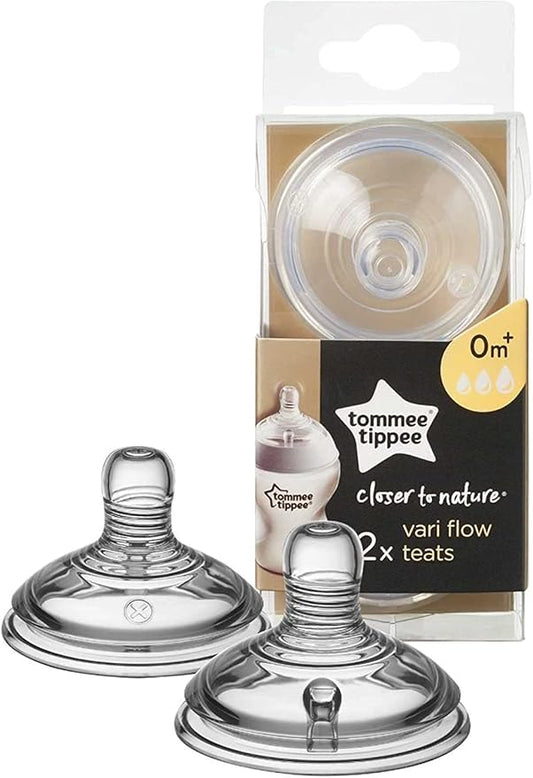 TOMMEE TIPPEE chupetes 0m+ x2 VariFlow Closer to Nature