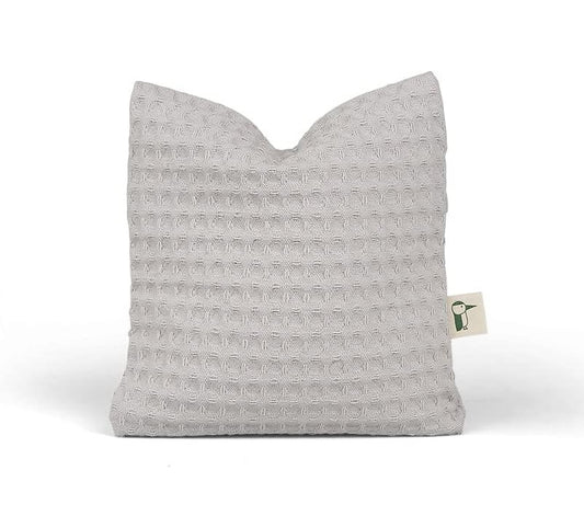 GRUNSPECHT termofor z nasionami rzepaku 13 x 13 cm, szary, naturalny okład na ból brzucha i skurcze