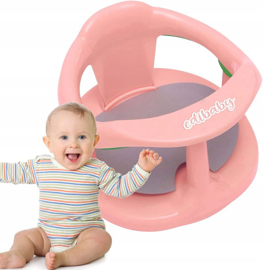 EDIBABY krzesełko do kąpieli dla niemowląt 6-24 mies., bez BPA, wytrzymałe do 30 kg