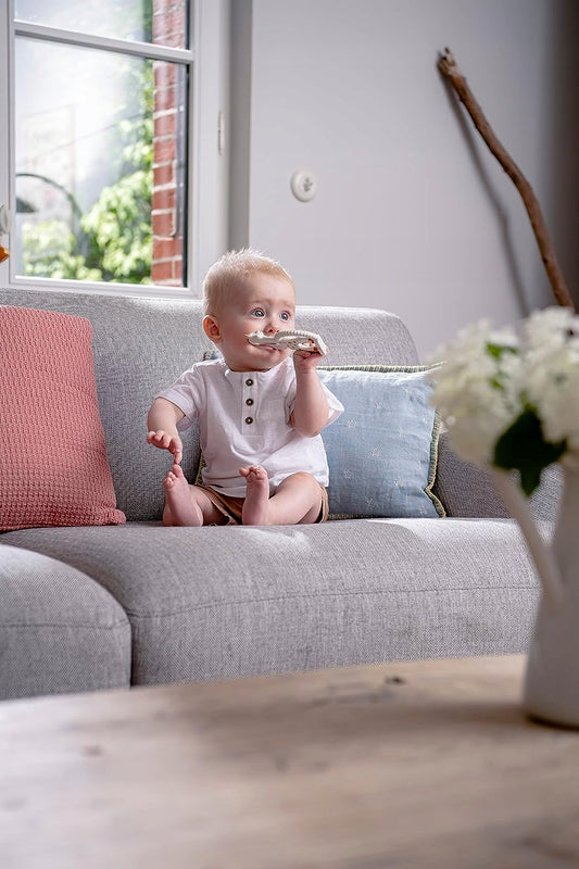 ŻYRAFA SOPHIE gryzak naturalny SO PURE 18CM dla niemowląt, lekki i miękki gryzak z naturalnego kauczuku