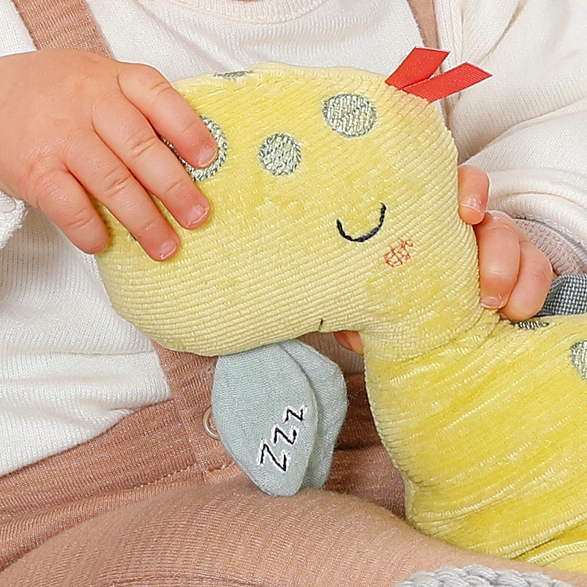 FEHN sztruksowa przytulanka z lampką nocną DINO 20 x 23 cm – zdjęcie produktu 4